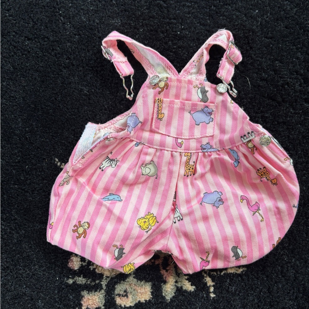 Vintage Bitty Baby set - Zoo overalls with shoes and socks - Picture 6 of 6